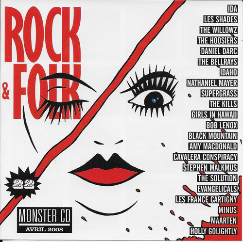 Compilation Rock & Folk Monster Cd n� 22 Avril 2008 cover