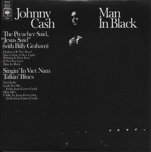 Johnny Cash Man in black