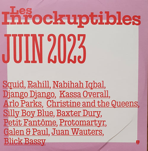 Les Inrocks 21 Juin 2023