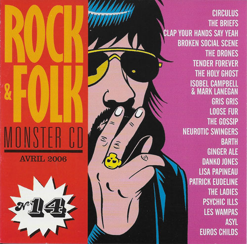 Compilation Rock & Folk Monster CD n� 14 Avril 2006 cover