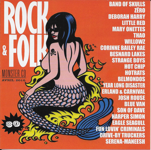compilation rock & folk Monster Cd n�30 Avril 2010 cover