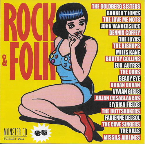 Compilation Rock & Folk Monster CD n� 35 Juillet 2011 cover