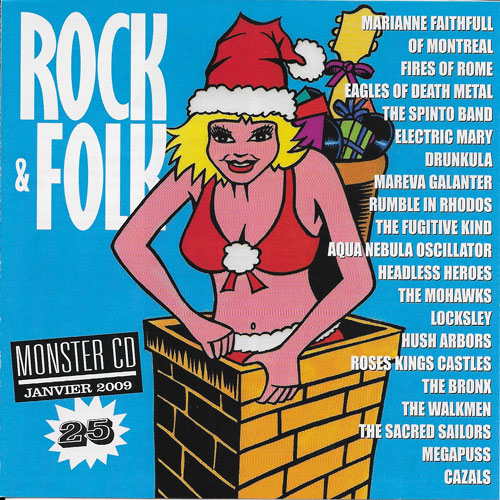 compilation Rock & Folk Monster CD n� 25 janvier 2009 cover
