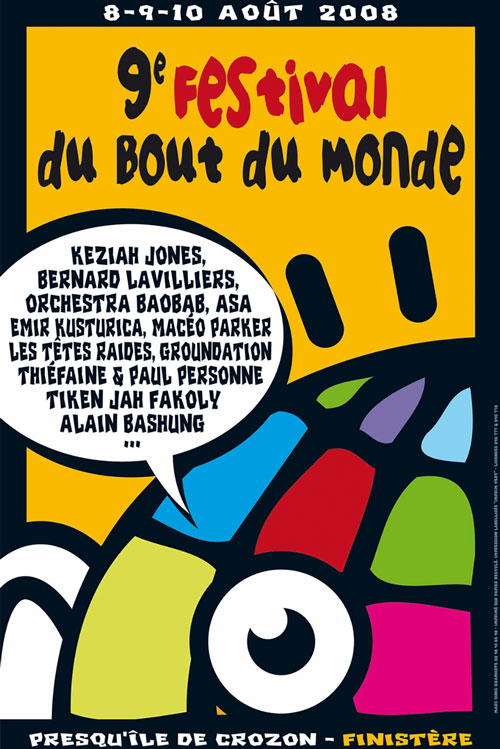 Affiche festival du bout du monde 2008
