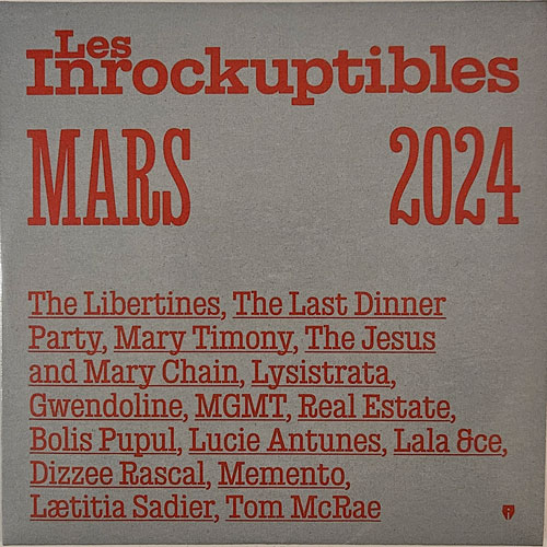 Les Inrockuptibles Mars 2024 cover