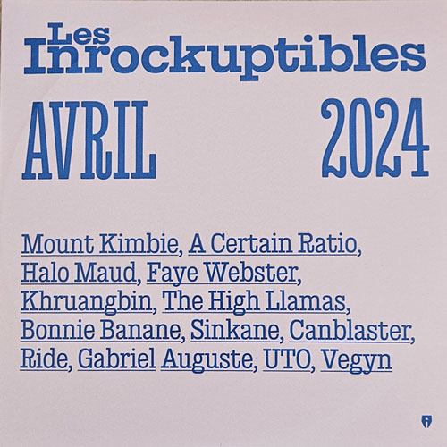 Les inrockuptibles n�29 Avril 2024 compilation