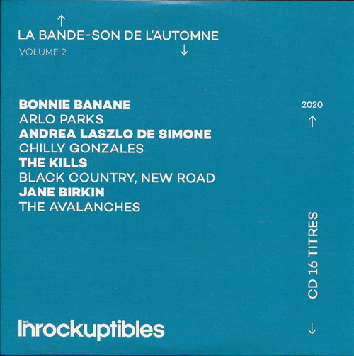 Compilation Les Inrockuptibles La bande-son de l'automne Volume 2 cover