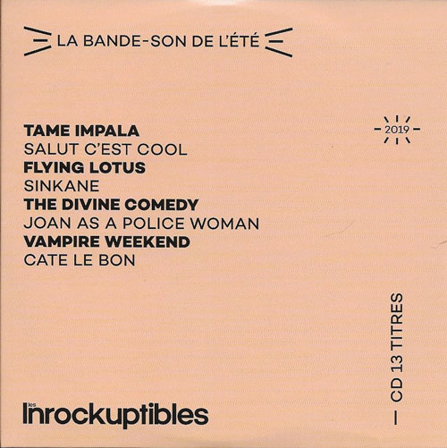 Compilation Les Inrockuptibles La Bande-son de l'�t� 2019