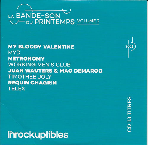 Compilation Les Inrockuptibles La bande-son du printemps 2021 volume 2