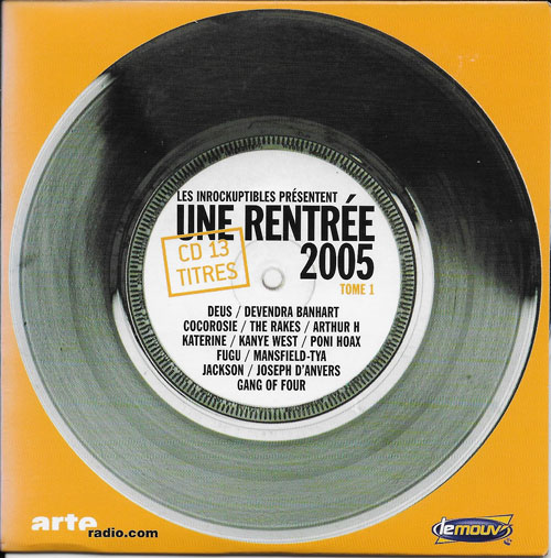 Compilation Les Inrockuptibles Une rentr�e 2005 Vol 1 cover