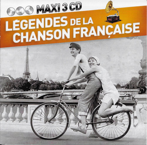 Maxi 3 cd L�gendes de la chanson fran�aise cover