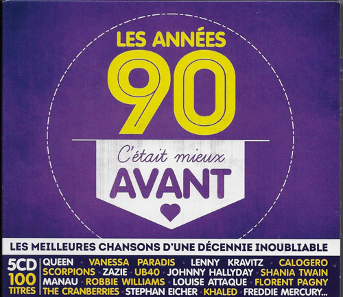 Les ann�es 90 c'�tait mieux avant compilation cover