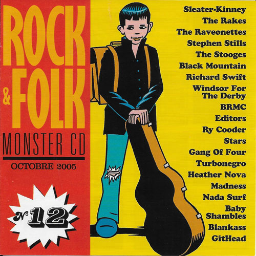 Rock & Folk Monster CD n� 12 Octobre 2005 cover