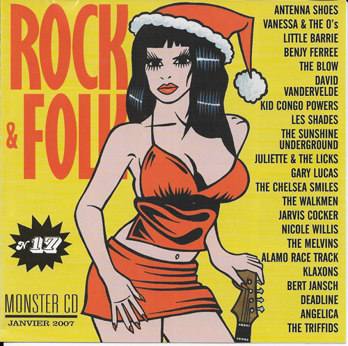 Compilation Rock & Folk Monster CD n� 17 Janvier 2007 cover