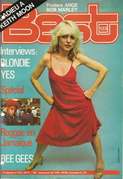 Best n� 123 Octobre 1978 Blondie cover
