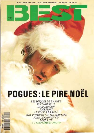 Best n�270 Janvier 1991 The Pogues cover