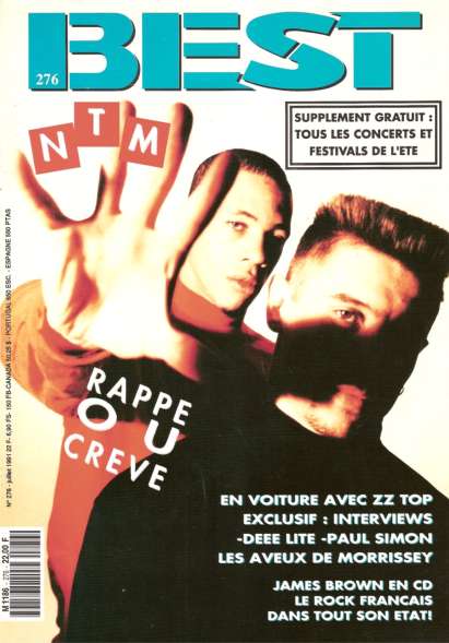 Best n�276 - Juillet 1991 NTM cover