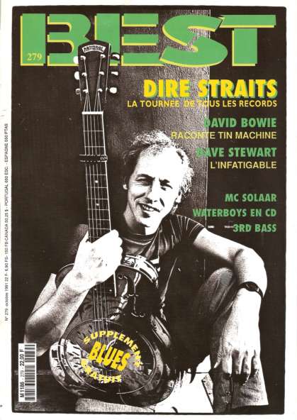 Best n�279 Octobre 1991 Mark Knopfler Dire Straits cover