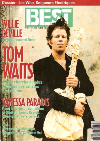 Best n� 291 Octobre 1992 Tom Waits cover