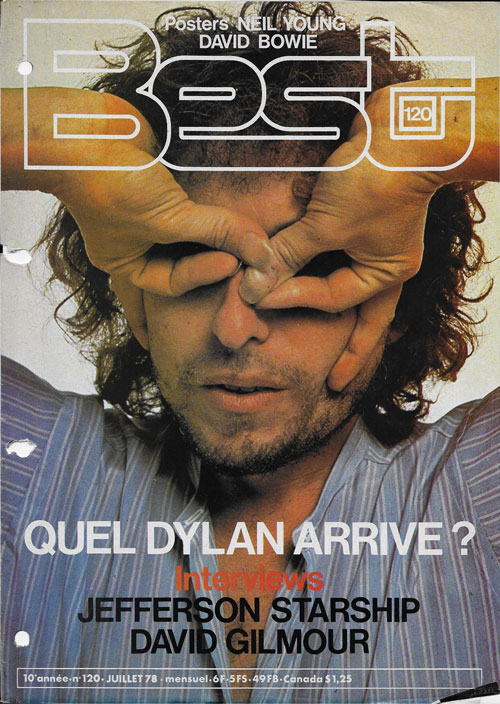 Best n�120 Juillet 1978 Bob Dylan Cover