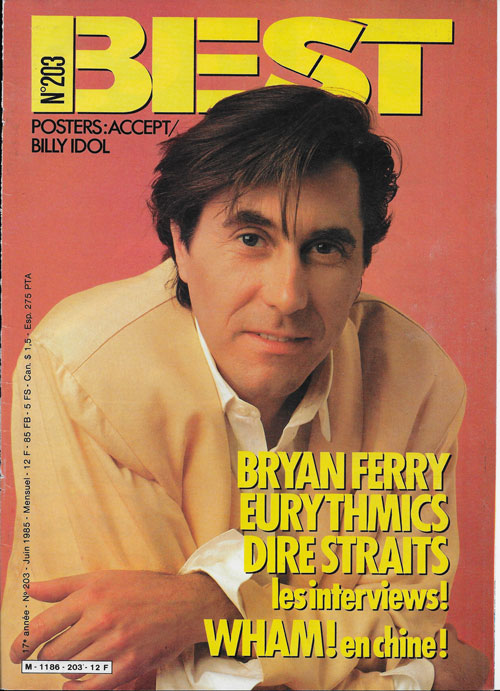 Best n�203 Bryan Ferry cover