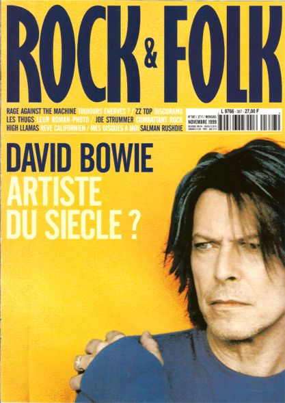 Rock & Folk n� 387 Novembre 1999 David Bowie cover