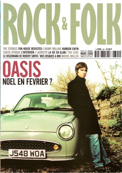 Rock & Folk n� 391 - Mars 2000 Oasis cover