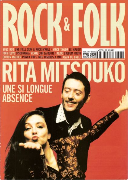 Rock & Folk n� 392 - Avril 2000 Rita Mitsouko cover