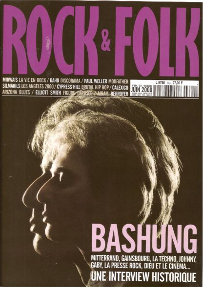 Rock & Folk n� 394 - Juin 2000 Alain Bashung cover