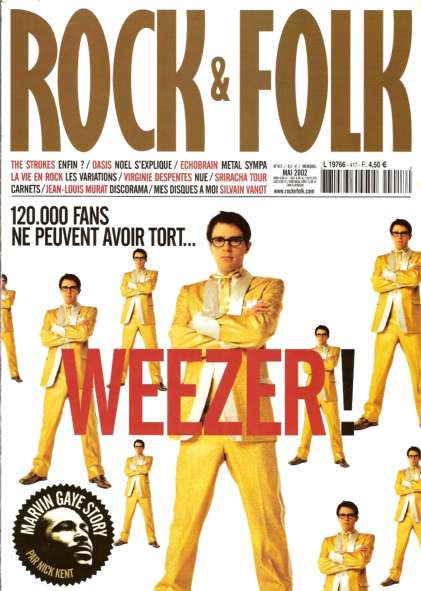 Rock & Folk n� 417 - Mai 2002 Weezer cover
