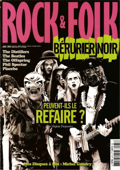 Rock & Folk n� 437 Janvier 2004 Berurier noir cover