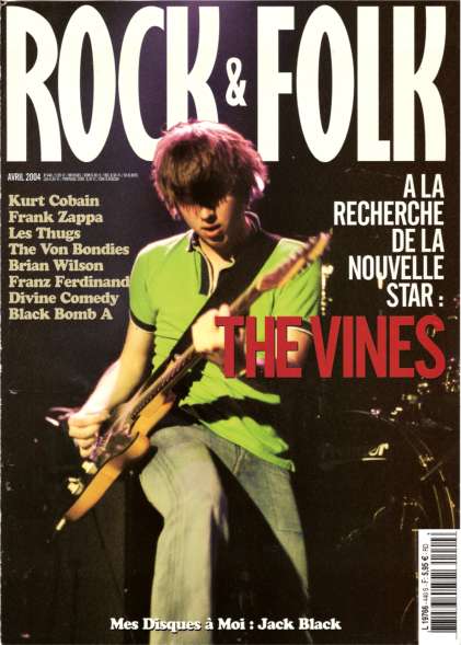 Rock & Folk n� 440 Avril 2004 The Vines cover