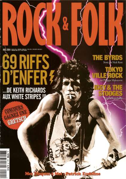 Rock & Folk n� 441 Mai 2004 Keith Richards The Rolling Stones cover
