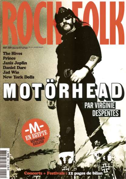 Rock & Folk n� 444 Ao�t 2004 Lemmy Kilmister Motorhead cover