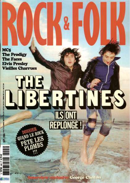 Rock & Folk n� 445 Septembre 2004 The Libertines cover