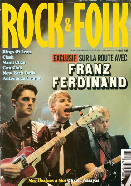Rock & Folk n� 447 Novembre 2004 Franz Ferdinand cover