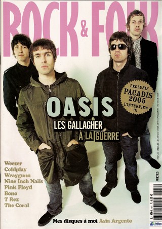 Rock & Folk n� 454 - Juin 2005 Oasis cover