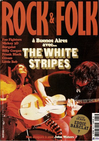 Rock & Folk n� 455 Juillet 2005 The White Stripes cover