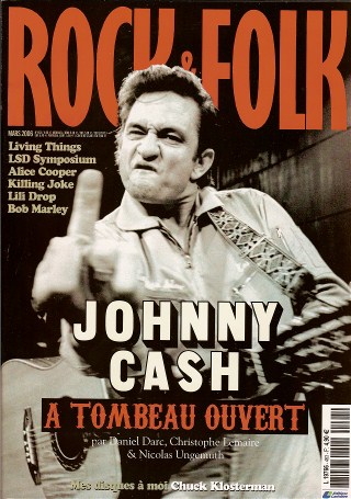 Rock & Folk n° 463 - Mars 2006 Johnny Cash cover