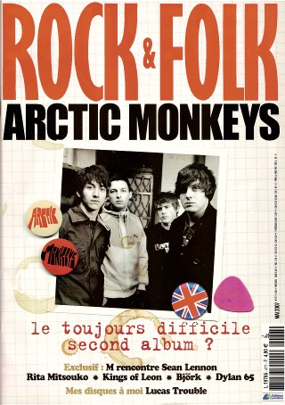 Rock & Folk n� 477 Mai 2007 Artic Monkeys cover