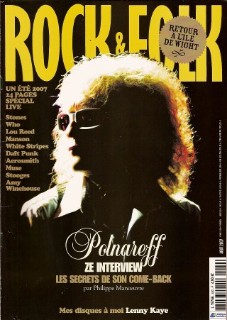 Rock & Folk n� 480 - Ao�t 2007 Michel Polnareff cover