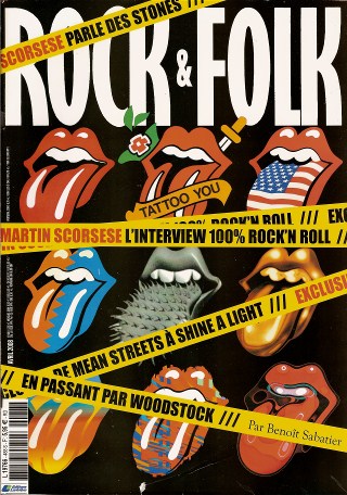 Rock & Folk n� 488 Avril 2008 The Rolling Stones cover
