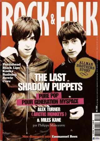 Rock & Folk n� 489 Mai 2008 The Last Shadow Puppets cover