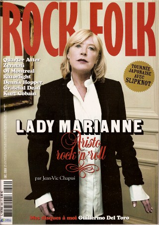 Rock & Folk n� 496 - Marianne Faithfull cover