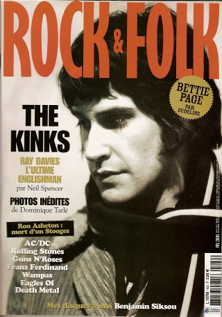 Rock & Folk n� 498 - F�vrier 2009 The Kinks cover