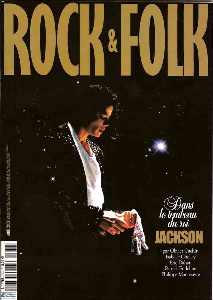 Rock & Folk n� 504 - Ao�t 2009 Michael Jackson cover