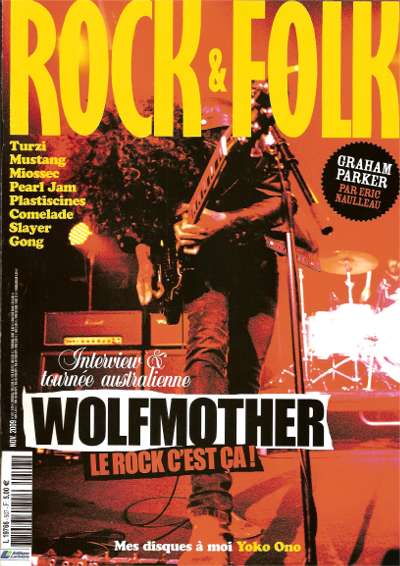 Rock & Folk n� 507 - Novembre 2009 Wolfmother cover