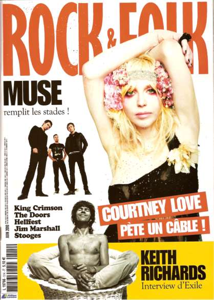 Rock & Folk n� 514 Juin 2010 Courtney Love cover