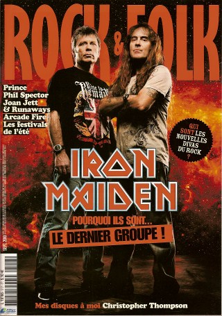 Rock & Folk n� 517 - Septmebre 2010 Iron Maiden cover