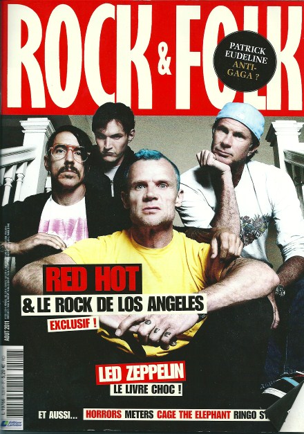 Rock & Folk n� 528 - Ao�t 2011 Red Hot Chili Peppers cover